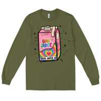 Army Green gay juice Long Sleeve Tee - MaliasSmallBusiness