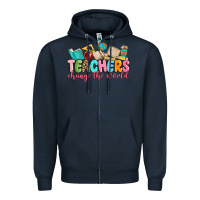 Teacher Change The World Zipper Hoodie | Teevron