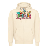 Sandshell teacher change the world Zipper Hoodie - MaliasSmallBusiness