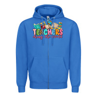 True Royal teacher change the world Zipper Hoodie - MaliasSmallBusiness