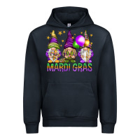 Navy mardi gras with gnomies Urban Hoodie - HowdyJamesFarm