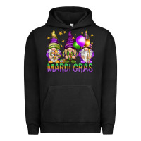 Pigment Black mardi gras with gnomies Urban Hoodie - HowdyJamesFarm