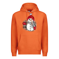 Carrot grey christmas snowman Premium Hoodie - JahusDesignShop