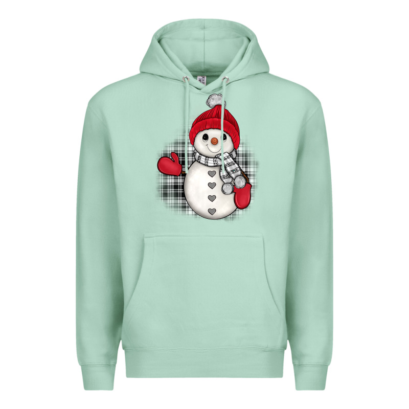 Grey Christmas Snowman Premium Hoodie by JahusDesignShop | Teevron