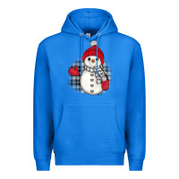 True Royal grey christmas snowman Premium Hoodie - JahusDesignShop