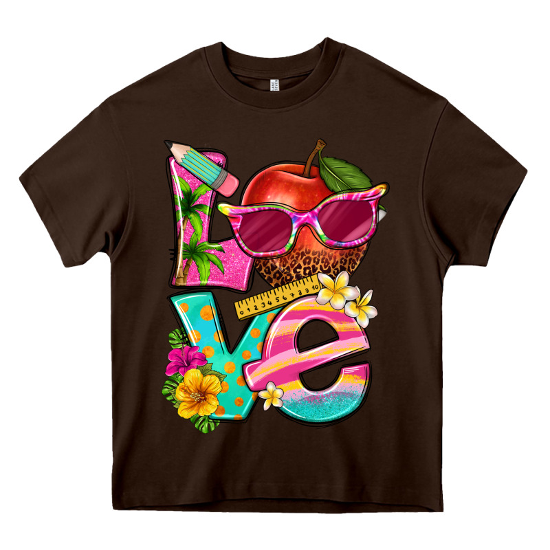Love Summer Teacher Heavy Core Tee by texasbilliewilder | Teevron
