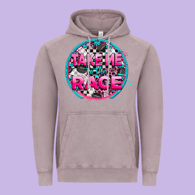 Take Me To The Race Vintage Hoodie Designed By Adodesignshop