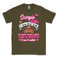 Army Green as a scorpio girl zodiac girls Classic Tee - Jasminsmagicworld