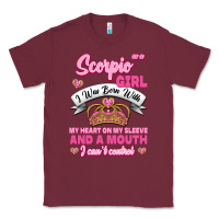 Burgundy as a scorpio girl zodiac girls Classic Tee - Jasminsmagicworld