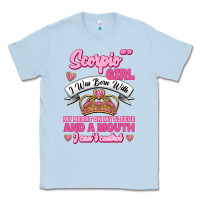 Dusty Blue as a scorpio girl zodiac girls Classic Tee - Jasminsmagicworld