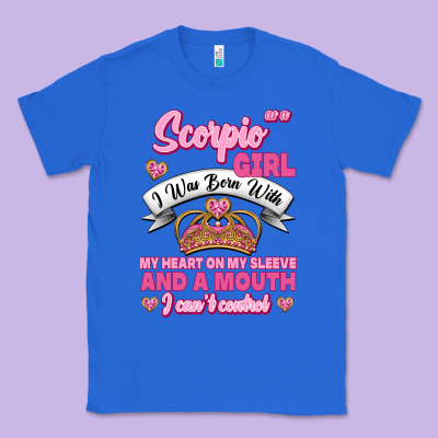 As A Scorpio Girl Zodiac Girls Classic Tee Designed By Jasminsmagicworld