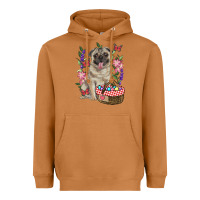 Meerkat Easter pug Heavyweight Hoodie - RanaPortraitStore