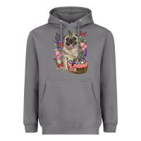 Storm Easter pug Heavyweight Hoodie - RanaPortraitStore