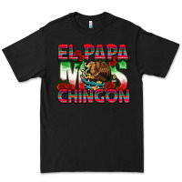 Black El Papa Mas Chingon Premium Tee - texasbilliewilder
