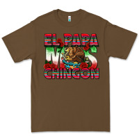 Cacao El Papa Mas Chingon Premium Tee - texasbilliewilder