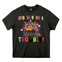 Asphalt kids halloween hubble bubble here comes trouble Heavy Core Tee - BarkalooDesign