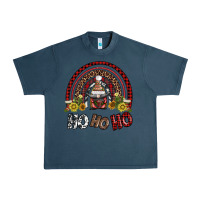 Midnight Navy rainbow and hohoho with gnome Urban Heavy Tee - AdoDesignShop
