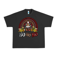 Pigment Black rainbow and hohoho with gnome Urban Heavy Tee - AdoDesignShop