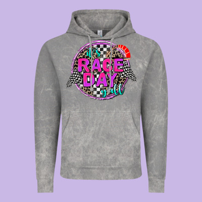 It's Race Day Y'all Vintage Hoodie Designed By Adodesignshop