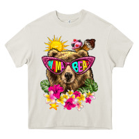 Cream mama bear summer Heavy Core Tee - texasbilliewilder