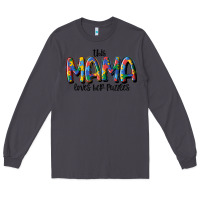 Smoke this mama loves her puzzle Long Sleeve Tee - MaliasSmallBusiness
