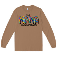 Toasted Coconut this mama loves her puzzle Long Sleeve Tee - MaliasSmallBusiness