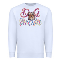 White Dog Mom Premium Sweatshirt - Bettercallsaul