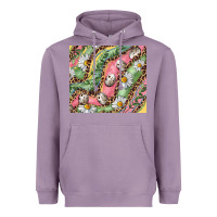 Lavender Easter Quail Egg And Daisy Heavyweight Hoodie - RanaPortraitStore