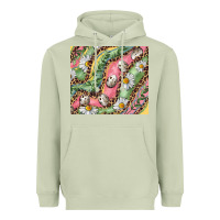 Matcha Easter Quail Egg And Daisy Heavyweight Hoodie - RanaPortraitStore