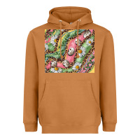 Meerkat Easter Quail Egg And Daisy Heavyweight Hoodie - RanaPortraitStore