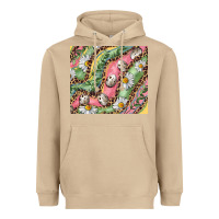 Mushroom Easter Quail Egg And Daisy Heavyweight Hoodie - RanaPortraitStore