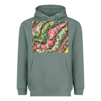 Sage Easter Quail Egg And Daisy Heavyweight Hoodie - RanaPortraitStore