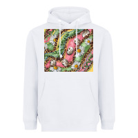 White Easter Quail Egg And Daisy Heavyweight Hoodie - RanaPortraitStore