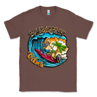 Chestnut Summer Vibes Classic Tee - CowhideDigitalArt