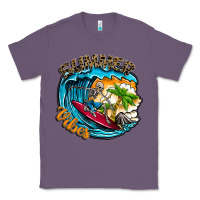 Lavender Summer Vibes Classic Tee - CowhideDigitalArt
