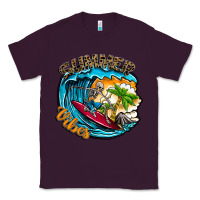 Plum Summer Vibes Classic Tee - CowhideDigitalArt