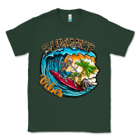 Sports Green Summer Vibes Classic Tee - CowhideDigitalArt
