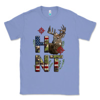 Colony Blue Deer Hunting Usa Flag Classic Tee - LillyAllenDesigns