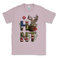 Lilac Deer Hunting Usa Flag Classic Tee - LillyAllenDesigns