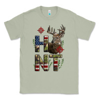 Matcha Deer Hunting Usa Flag Classic Tee - LillyAllenDesigns