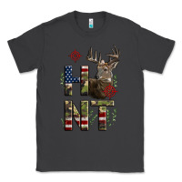 Smoke Deer Hunting Usa Flag Classic Tee - LillyAllenDesigns