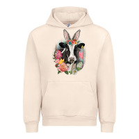 Sandshell Happy Easter Cow Easter Day Urban Hoodie - CowGirlArtShop