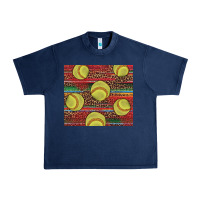 Navy western softball Urban Heavy Tee - AdoDesignShop