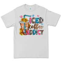 Dove Grey iced coffee addict Premium Tee - Zillion Design Studio
