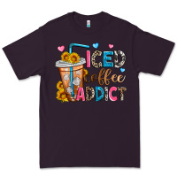 Plum iced coffee addict Premium Tee - Zillion Design Studio