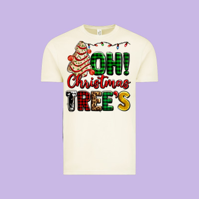 Oh Christmas Tree's Ado Vintage Tee Designed By Adodesignshop