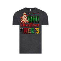 Vintage Black oh Christmas tree's ado Vintage Tee - AdoDesignShop