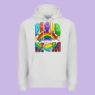 Proud Mom Premium Hoodie Designed By Nancycooperartshop