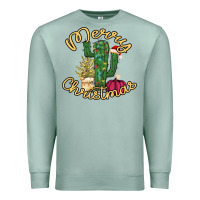 Seafoam Cactus Christmas Premium Sweatshirt - Bettercallsaul
