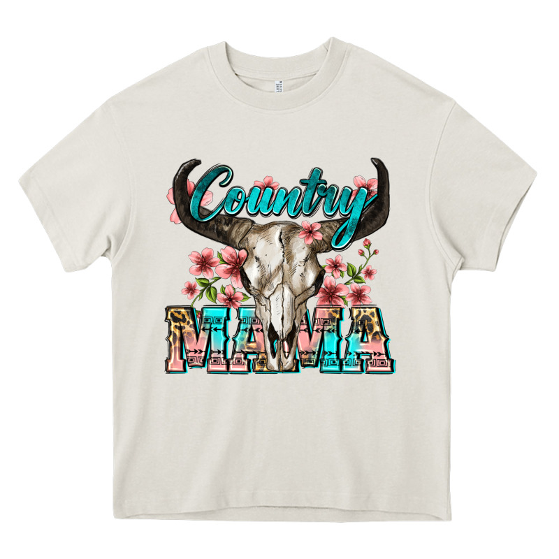 Country Mama Heavy Core Tee by Zillion Design Studio | Teevron